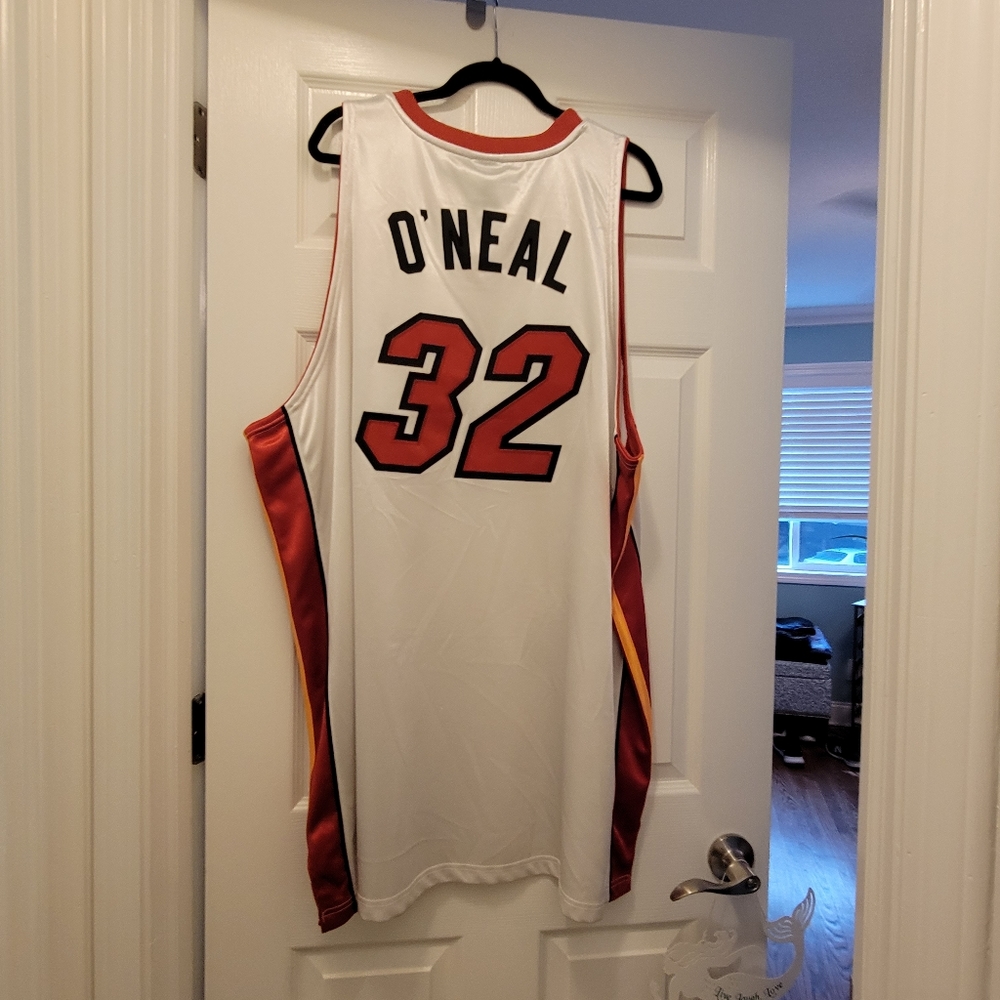Vintage Reebok Shaquille O'Neal Authentic on Court Sewn Home Jersey 56